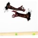 thumbnail image 2 of Pegatinas de pared, pegatinas espeluznantes, pegatinas de fantasmas, salpicaduras de sangre, pegatinas de ventana de Halloween, pegatinas de pared de terror, pegatinas de terror, pegatinas de Hallowe, 2 of 5