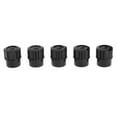 thumbnail image 1 of 5Pcs Diameter 15mm End Plug Plug Plug End Alto Black, 1 of 8