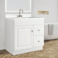 thumbnail image 5 of Design House 30" Solid Wood Wyndham 2-Drawer Ready to Assemble Wood Vanity Cabinet, White, 5 of 15