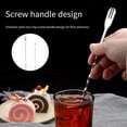 thumbnail image 2 of Shoreew Stainless Steel Cocktail Mixing Spoons Bar Spoon Long Stirring Spoon Drink Stirrers for Tea Coffee Ice Cream Juice, 2 of 6