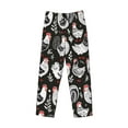 thumbnail image 6 of Daiia Laying Hens And Roosters Men's Sleep Pant with Pockets and Drawstring,Pajama Pants-X-Large, 6 of 9