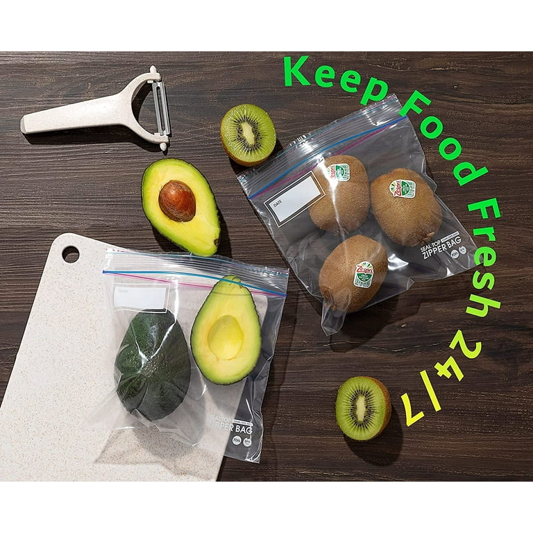 新発売の Plastic Durable Bags- 24/7 Snack Count 200 Baggies, Zip 日用品