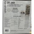 thumbnail image 2 of 20 Jar Revolving Spice Rack with Integrated Tool Caddy, Free 5 Years Spice Refills, 2 of 4