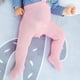 thumbnail image 3 of Pantimedias Con Tirantes Transpirables Para Niños Pequeños, Pantimedias Ajustadas De Cintura Alta De Color Sólido Para Niñas Pequeñas, Calcetines Básicos Para El Día A Día Methold BA001331-13, 3 of 4