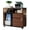 Brown, variant on AIZYT Mobile 2 Drawer File Cabinet with Lock, Metal Lateral Printer Stand Filing Storage Cabinets with Shelves for Home Office-A4/F4/Letter