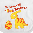 thumbnail image 4 of Inktastic I'm Gonna Be A Big Brother-dino Boys Baby Bib, 4 of 4