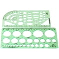 thumbnail image 1 of HUGFEGWE Stencil Template Ruler Measuring Tool Geometric Rulers for Building Formwork Measuring Templates for Drawing and Drafting 1Pcs CJB91-22599, 1 of 1