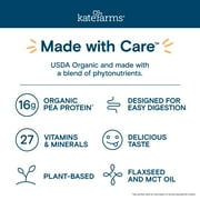 Kate Farms Organic 1.2 Glucose Support Shake, Vanilla, 16g Protein, 8.45 fl oz (6 Pack)