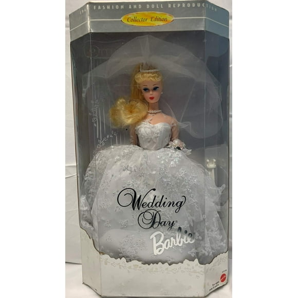 Muñeca Barbie para el día de la boda de 1960, reproducción a la moda Mattel
