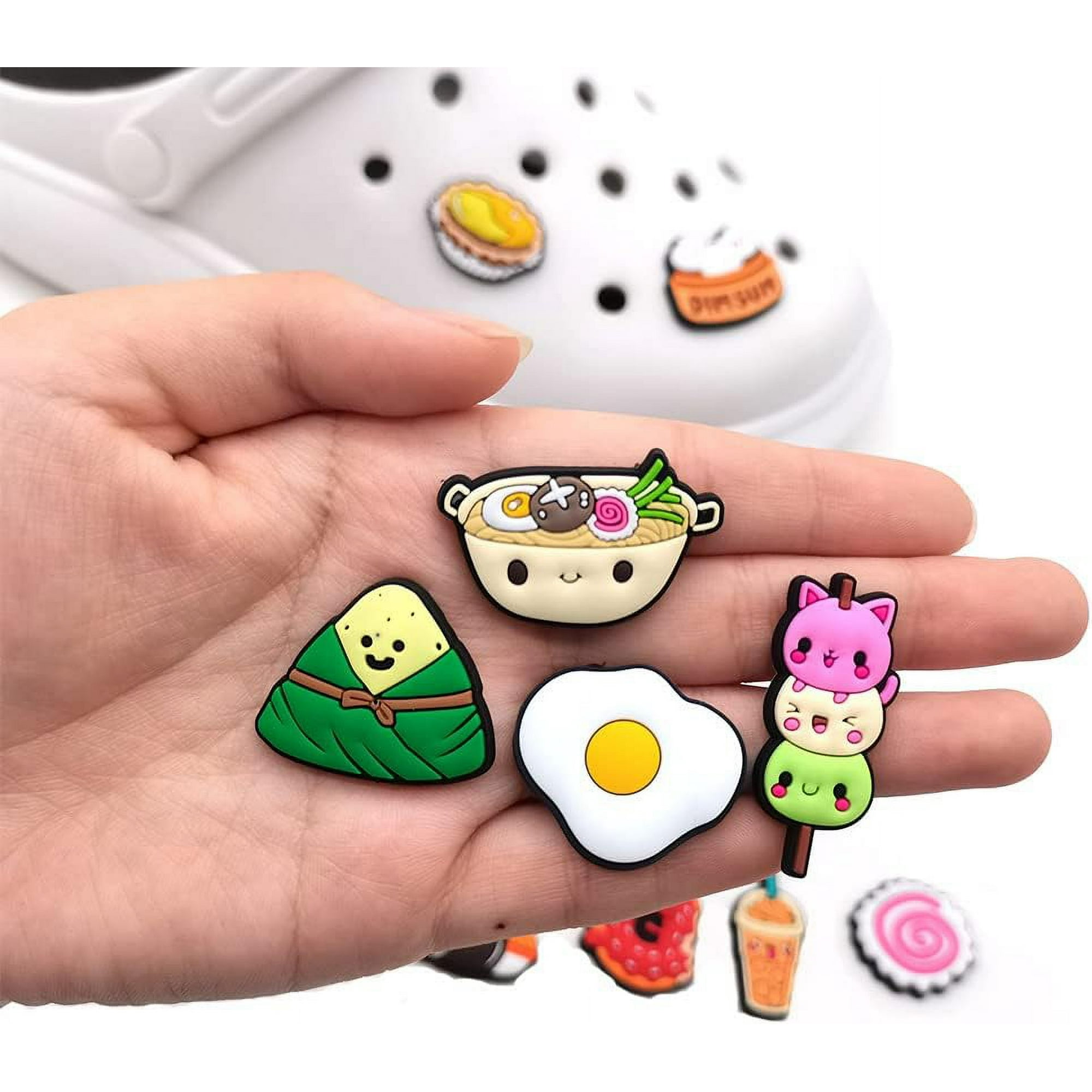 HAHDAXIA Cute Croc Charms Cartoon Shoe Decoration Charms Croc - Main Image