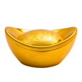 thumbnail image 1 of Adornos plásticos de los juguetes de los lingotes de -plateados de la simulación del feng shui Estilo04 Sunnimix Simulación Yuanbao Chino, 1 of 7