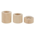 thumbnail image 4 of Portavelas de madera, 3 piezas, taza de madera para velas, taza de madera para velas, taza de madera diseñada con precisión Jadeshay A, 4 of 8