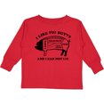 thumbnail image 3 of Inktastic I Like Pig Butts Boys or Girls Long Sleeve Toddler T-Shirt, 3 of 5