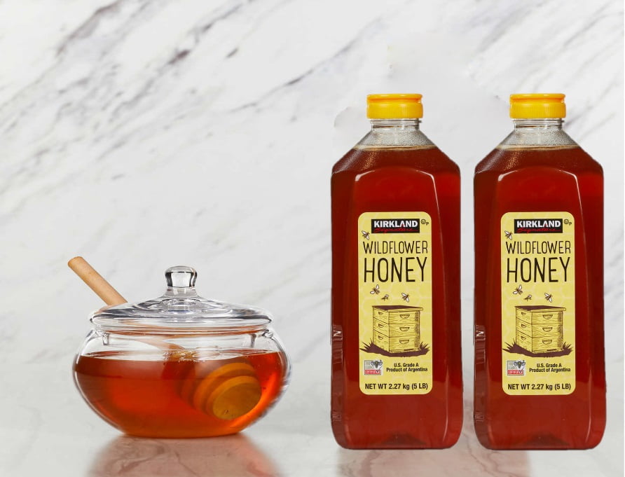 2 Pack Kirkland Signature Wild Flower Honey, 5 lbs