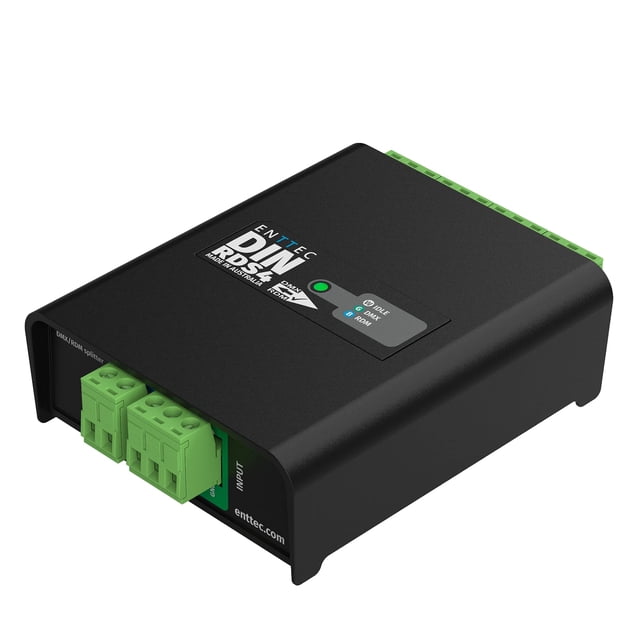 Splitter DMX/RDM Enttec DIN RDS4 mk2 de 4 puertos