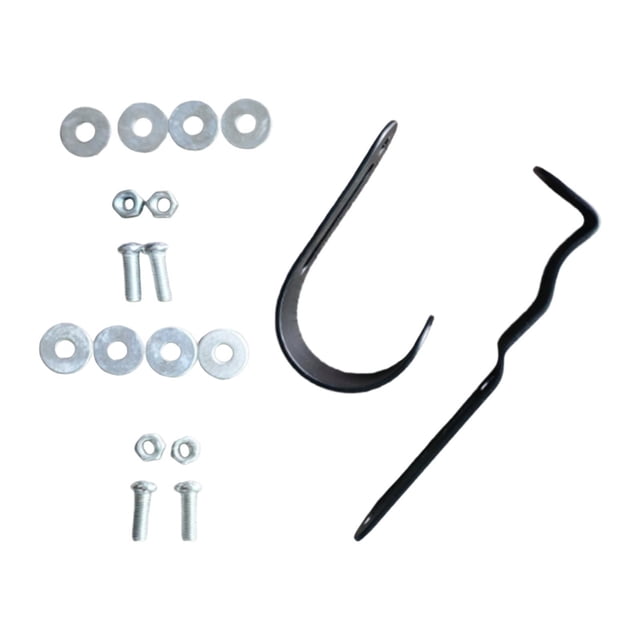 Kit de pestillo y manija para buzón, accesorios de reparación de puertas de buzón, de alta resistencia, con tuercas y arandelas antiaflojamiento para