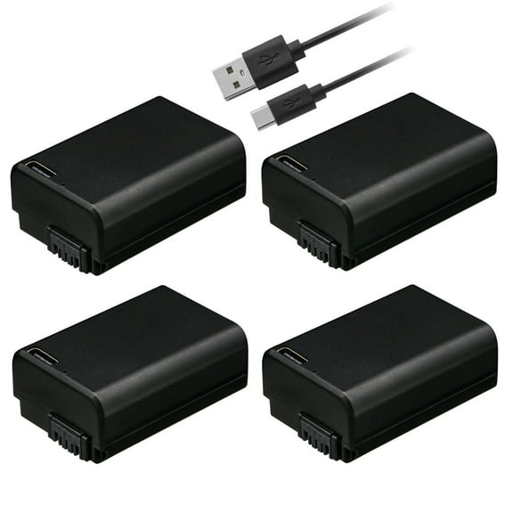 Kastar 4-Pack NP-FW50D Battery Replacement for Sony ILCE-7, alpha 7, α7, a7, ILCE-7M2, alpha 7 II, α7 II, a7 II, ILCE-7R, alpha 7R, α7R, a7R, ILCE-7RM2, alpha 7R II, α7RII, a7R II, ILCE-6000 Camera