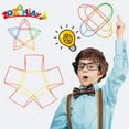thumbnail image 2 of Zozoplay Straw Constructor Stem Building Toys 400 piezas Pajitas y conectores Juegos de construcción Habilidades motoras coloridas Juguetes de ingeniería de plástico entrelazados Los mejores juguetes, 2 of 5