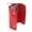 Red, variant on 4xFashion Leather key pack Key Chain Key Holder Key Hook waist padlock bag red 4 Pcs