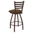 thumbnail image 2 of 410 Jackie 30" Swivel Bar Stool with Black Wrinkle Finish and Rein Thatch Seat, 2 of 4