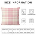 thumbnail image 5 of Nawypu  Valentine's Day Pink and White Love Throw Pillow Covers,Valentine Plaid Wedding Cushion Case Decoration for Sofa Couch, 5 of 5