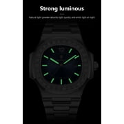 POEDAGAR Luxury Man Quartz Watch Square Watch For Men Waterproof Luminous Date Stainless Steel Mens Watches Sports Clock
