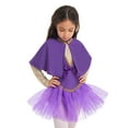 thumbnail image 2 of zdhoor Kids Girls Halloween Circus Trapeze Costume Sequins Ballet Dance Tutu Leotard Dress Purple 6, 2 of 7