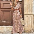 thumbnail image 1 of Vestido Largo De Playa Vestido de vacaciones para mujer Vestido de verano bohemio informal Trajes de vacaciones (Rojo L) Cgtredaw Para estrenar, 1 of 1