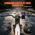 thumbnail image 3 of Seemoon Electric Dirt Bike for Adults 3OOOW 52V 25Ah 1300Wh 38 mh 105 miles 160Nm 40 degree Climb 20x4 inch Fat Tire Front Suspension Disc Brakes, 3 of 9