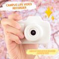 thumbnail image 4 of Minicámara digital para niños SUSUchens, compatible con HD, videoblog de 1080P, compacta y ligera, con cámara frontal y trasera, color morado, 4 of 8