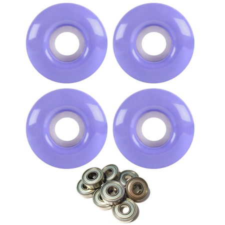 Skateboard Wheels 97A 51mm Lavender Purple with ABEC 7
