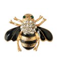 thumbnail image 1 of Sonducket Broche de seguridad Insecto Exquisito Diseñador deslumbrante Diamante de imitación Romántico Broche Día de San Valentín Broches de Negro 20Conjunto, 1 of 6