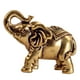 thumbnail image 1 of Figura Feng Shui con forma de trompa de elefante, estatua decorativa de latón con acento de mascota. Afortunado, 1 of 9