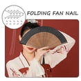 thumbnail image 3 of Miangastore 12 sets of Folding Fan Replacement Hardware Kit Fan Repair Accessories Set Folding Fan Maintenance Paper Fan Repair Kit Hand Fan Fasteners Hand Fan Rivet and Nut, 3 of 9