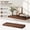 Walnut, variant on 55 Inch Floating Wall Shelf, 12 Inch Deep Large Floating Shelf for Fireplace Mantel, 2 Inch Thick Oak Color Shelf for Living Room Bedroom, 1 Pack