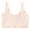 Pink, variant on Cathalem Girls Sports Bra Girls Padded Training Bra – Crop Training Bras for Girls Seamless Bra Design (Orange,L)