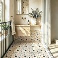 thumbnail image 5 of 10 Pcs Morandi Terrazzo Peel and Stick Floor Tiles, 12x12 in Covers 10 Sq. Ft. Self‑Adhesive DIY Vinyl Flooring, Removable & Waterproof for Bathroom, Kitchen, Walls, Bedroom, 5 of 8