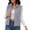 Blue, variant on Karight Women's Fleece Vest Zip Up Stand Collar Sleeveless Lightweight Winter Warm Coat with Double-Sided Sherpa