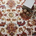 thumbnail image 7 of Modway Entourage Azami Floral Lattice Area Rug in Ivory/Blue/Orange/Yellow/Red, 7 of 7