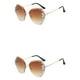 thumbnail image 1 of Qarigey Gafas sin montura, gafas de sol Ins, suministros para exteriores, Protector para mujer, playa, multicolor, tipo de lente de bloqueo de tipo 4 2piezas, 1 of 6