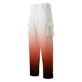 thumbnail image 4 of CONZONE Mens Cargo Pants Gradient Color Straight Leg Cargo Pants for Men Lightweight Relaxed Fit Outdoor Workout Trousers With Pockets, 4 of 4