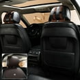 thumbnail image 5 of Red Rain Elegant Crown Dark Brown, Leather, Wear-Resistant, Universal Seat Covers, 11 Pieces, 5 of 5