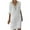 Black, variant on Summer Dresses for Women 2024 AKAFMK Women's Casual Midi Dresses Cotton Linen Fashion Lace V-Neck Solid Color 3/4 Sleeve Vintage Dress White S