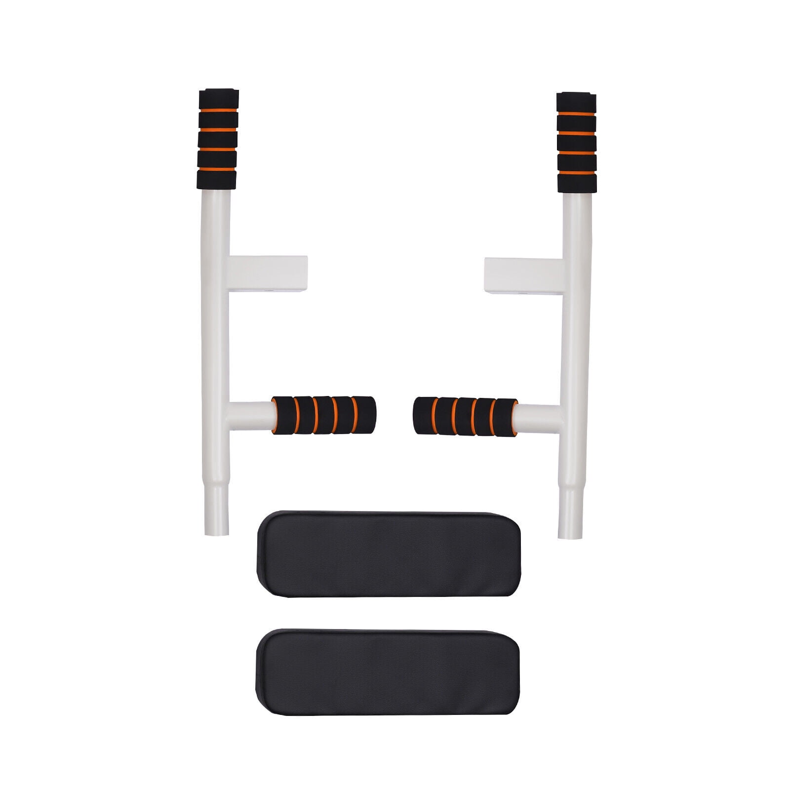 Chin up Bar Power Pull up Wall Mounted Home Gym Fitness Dip Station Equipment White