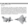 thumbnail image 3 of Apostrophe Games 5 Military Building Block Sets (659 Pieces) F-22 Raptor, M1 Abrams Tank, Black Hawk Helicopter, Reaper UAV and Humvee Army Truck Scale Models for Kids and Adults, 3 of 5