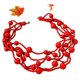 thumbnail image 1 of Guardurnaity Collar de bolas grande, ideal para mujeres, con clavícula moderna y versátil, ideal como regalo de Navidad o San Valentín. Ropa, zapatos y accesorios Miscelánea rojo talla única, 1 of 6