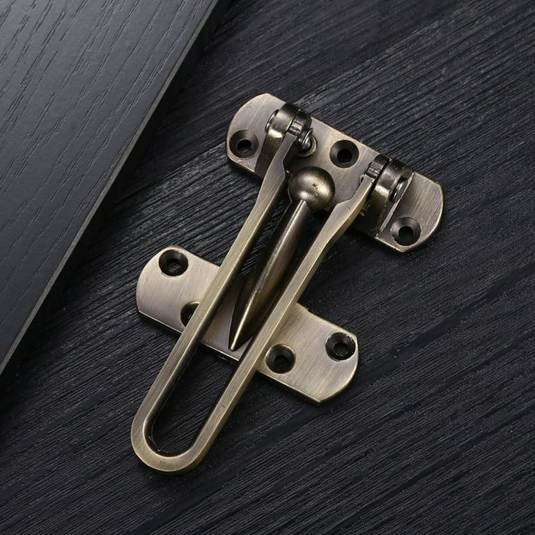 FUBESK Front Door Swing Bar Door Restrictors, Door Guard Restrictor Security Catch Strong Heavy Duty Safety Lock Chain, Prevents Forceful Entry
