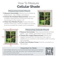 thumbnail image 3 of Linen Avenue Cordless Standard Light Filtering Cellular Shade 71 W x 48 H, Platinum (Arrives 1/4" Narrower), 3 of 9