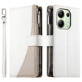 thumbnail image 2 of Funda cartera GANGXUN para Xiaomi Redmi Note 13 4G , cuero PU con tarjetero, cremallera, correa de mano, soporte y protección 1245°, 2 of 6