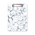 thumbnail image 1 of Bleu Checal Structure Moléculaire Dossier Presse-Papiers Écriture Pad Plaque de Support A4, 1 of 4